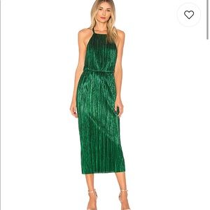 House of Harlow Green Dress size 2- worn 1x